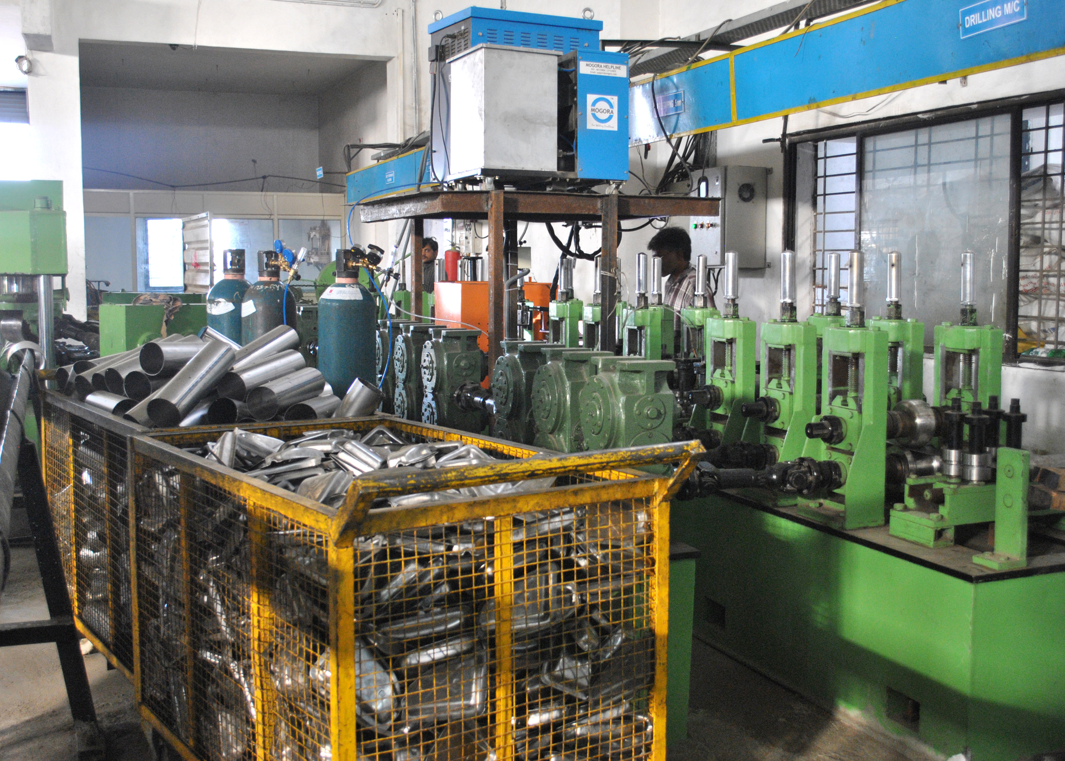 Industrial team discussion